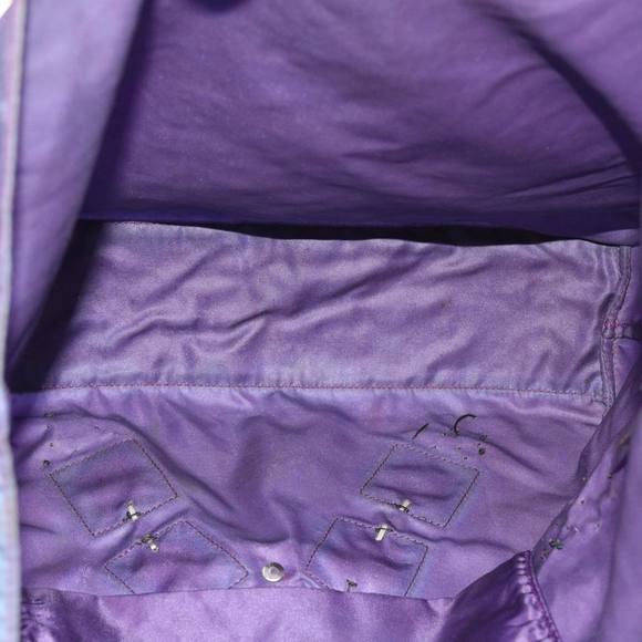 PRADA robot Tote Bag Nylon Purple Auth th4114 - Picture 10 of 16